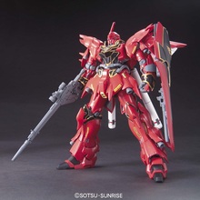 有货 正版 万代 1/144 HGUC 新安洲 高达 红色彗星 拼装模型