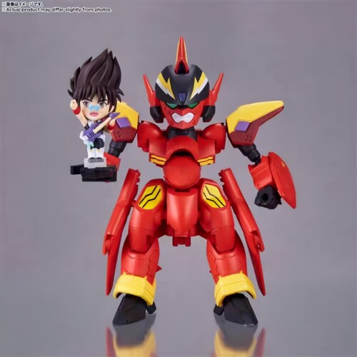 万代 TINY SESSION 超时空要塞 VF-19 热气巴萨拉 成品 可动手办