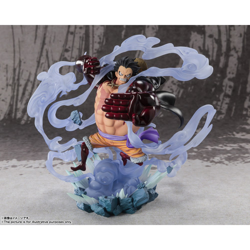有货 万代 FiguartsZERO FZ 海贼王 超激战 四档 路飞 鬼岛 手办