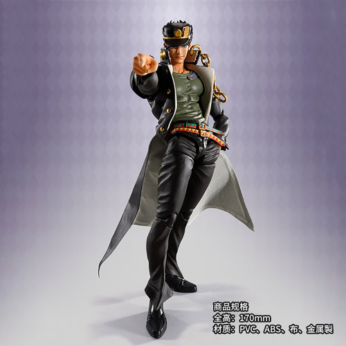 有货万代SHF JOJO的奇妙冒险 星尘斗士 空条承太郎 三乔 可动手办