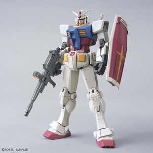 有货 万代正品 HGUC 1/144 RX-78-2 高达 元祖［超越全球］拼装