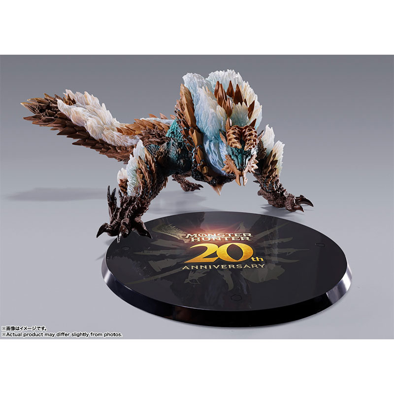 有货 万代 SHM S.H.MonsterArts 怪物猎人雷狼龙 20周年纪念 可动