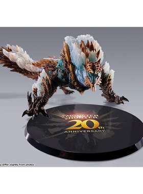 有货 万代 SHM S.H.MonsterArts 怪物猎人雷狼龙 20周年纪念 可动