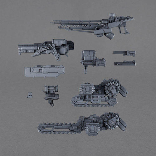 有货 万代拼装 30MM 配件套组 机战佣兵VI 境界天火 武器套组 07