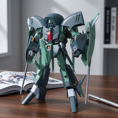 有货 万代 HGUC 141 1/144 RAS-96 安克夏 高达 拼装模型