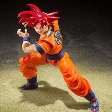 有货 万代 SHF 龙珠超 超级赛亚人之神 孙悟空超赛神红发可动手办