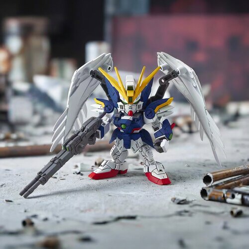 有货 正品万代 SD BB战士 EX004  WING 零式飞翼 掉毛 拼装模型