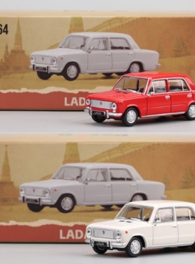 PERKA1:64前苏联LADA拉达2101合金汽车模型仿真摆件微缩艺术摄影
