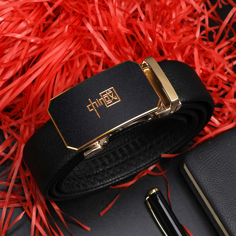 头层牛皮男士真皮腰带2025中国国潮风自动扣皮带双排加厚加长卡槽,服饰配件/皮带/帽子/围巾,腰带/皮带/腰链,淘宝优惠券,粉丝福利购,淘宝优惠卷