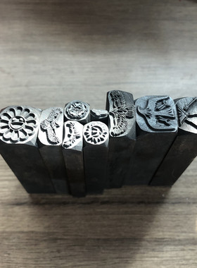 非灵作高桥吾郎錾子钢印冲头印第安风格goros羽毛冲高山隆菊地健