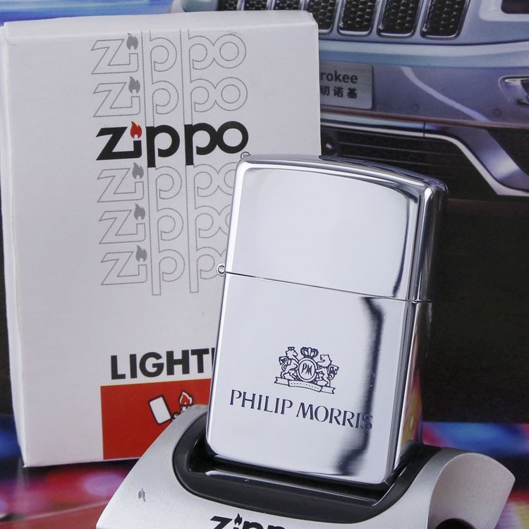 1988年菲利普莫里斯philip morris d美国原装正版正品zippo打火机
