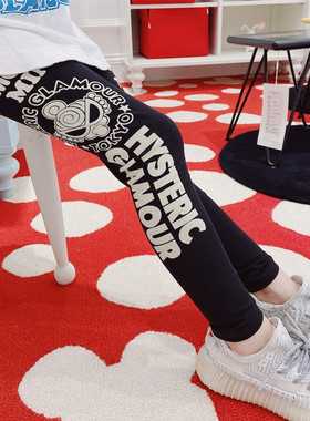 女童时尚打底裤2025春夏季亲子薄款外穿裤子儿童秋冬加绒加厚长裤