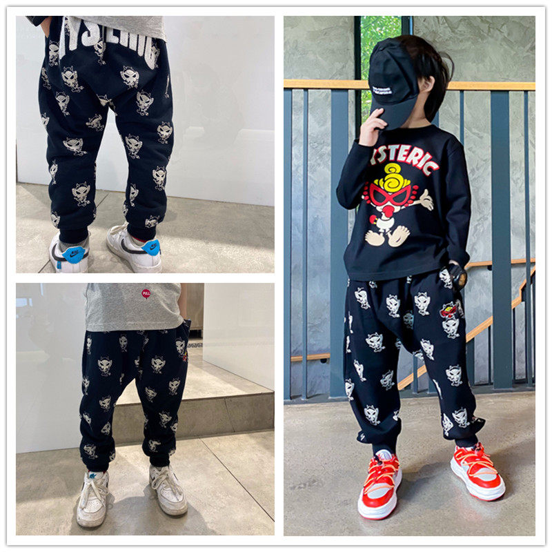 男童哈伦pp春秋新款裤子
