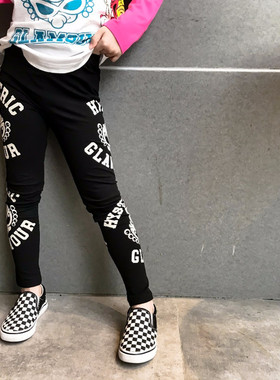 女童春秋外穿打底裤2025亲子母女夏季薄款长裤冬季加绒加厚保暖裤