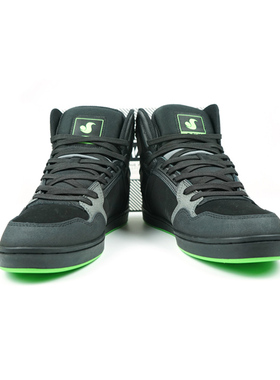 复古穿搭OG面包鞋DVS极限运动保暖耐磨黑色GLOBE街舞高帮板鞋男子