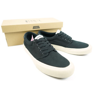 谁人滑板】STRAYE运动学生休闲3E滑板鞋死飞软底黑色低帮帆布鞋男