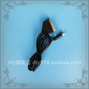 世嘉MD2游戏机SCART线  音视频复合一体线