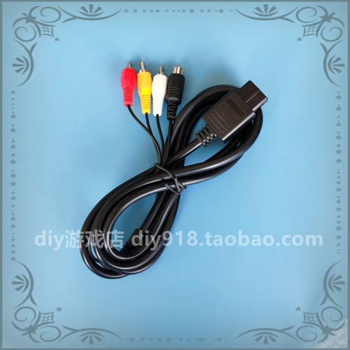 SFC游戏机AV线+S端子线