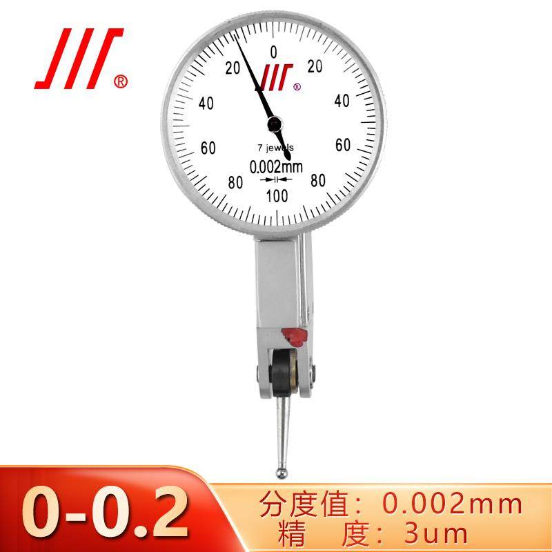 新款成量杠杆百分表一套0-0.8mm精度0.01指示表校表头千分表包邮
