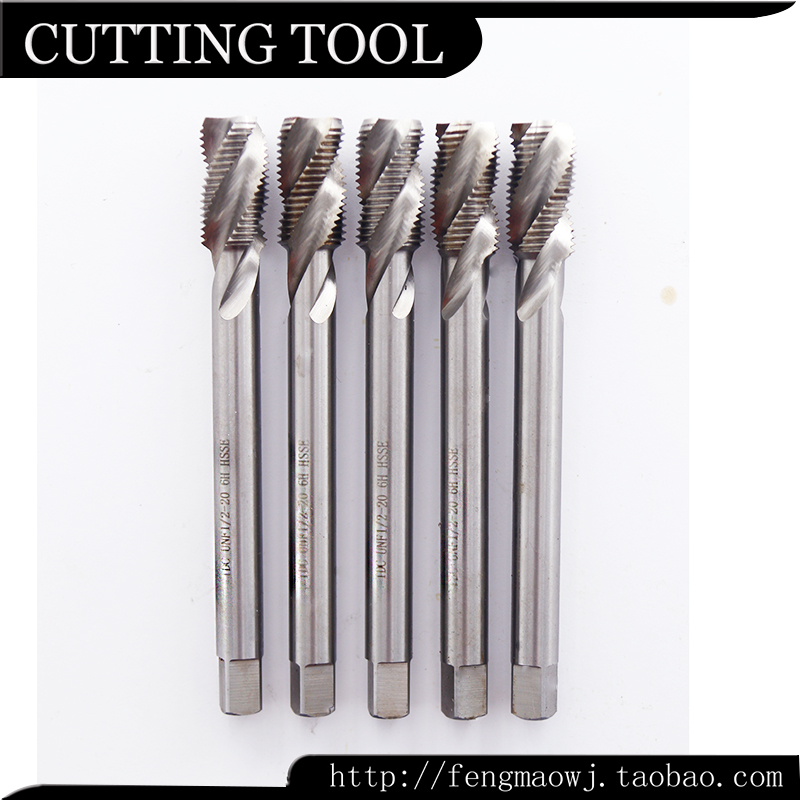 进口二手丝锥TDC HSSE 6H UNF 1/2-20本色美制螺旋机用丝攻 盲孔