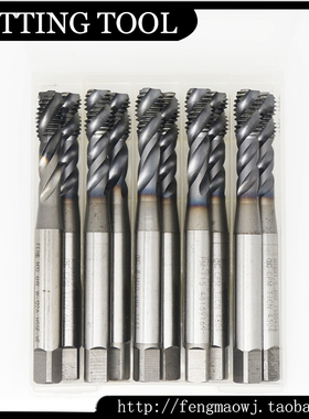 进口二手德国M10*1.5 H6X精度 镀钴螺旋丝攻丝锥盲孔 总长95