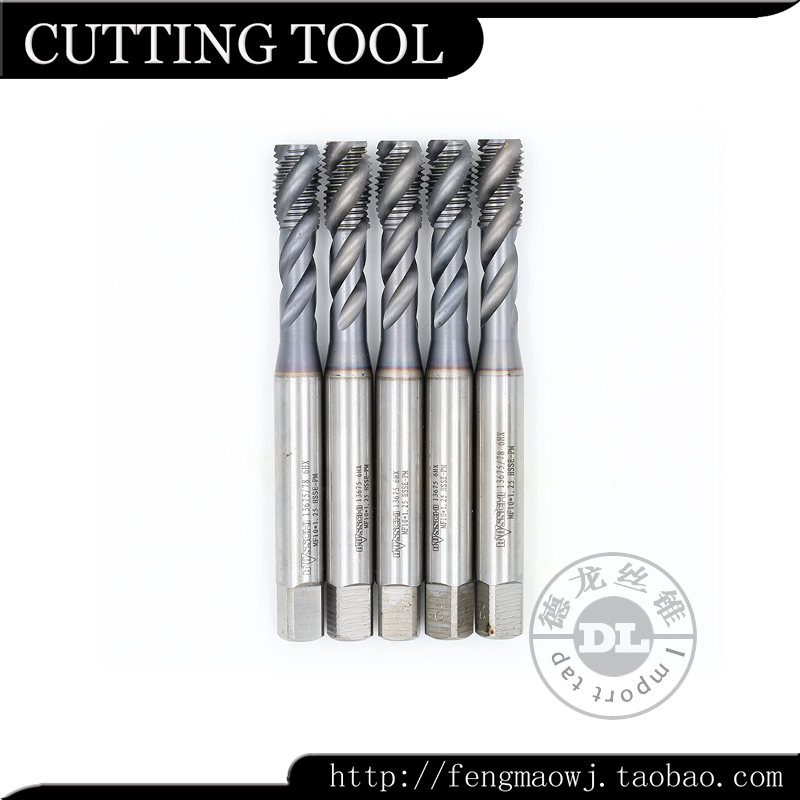 进口二手丝锥德国HSSE-PM 6HX M10*1.25镀钴深孔螺旋机用丝攻盲孔