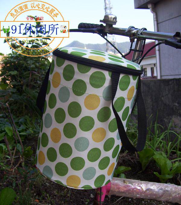 Panier pour vélo en toile - Ref 2257948 Image 3
