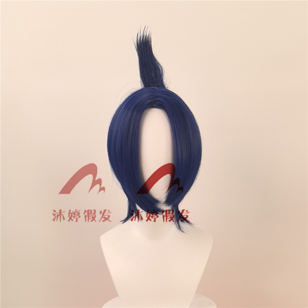 沐婷 家庭教师杀手  库洛姆 六道骸cosplay假发 仿真人头皮顶