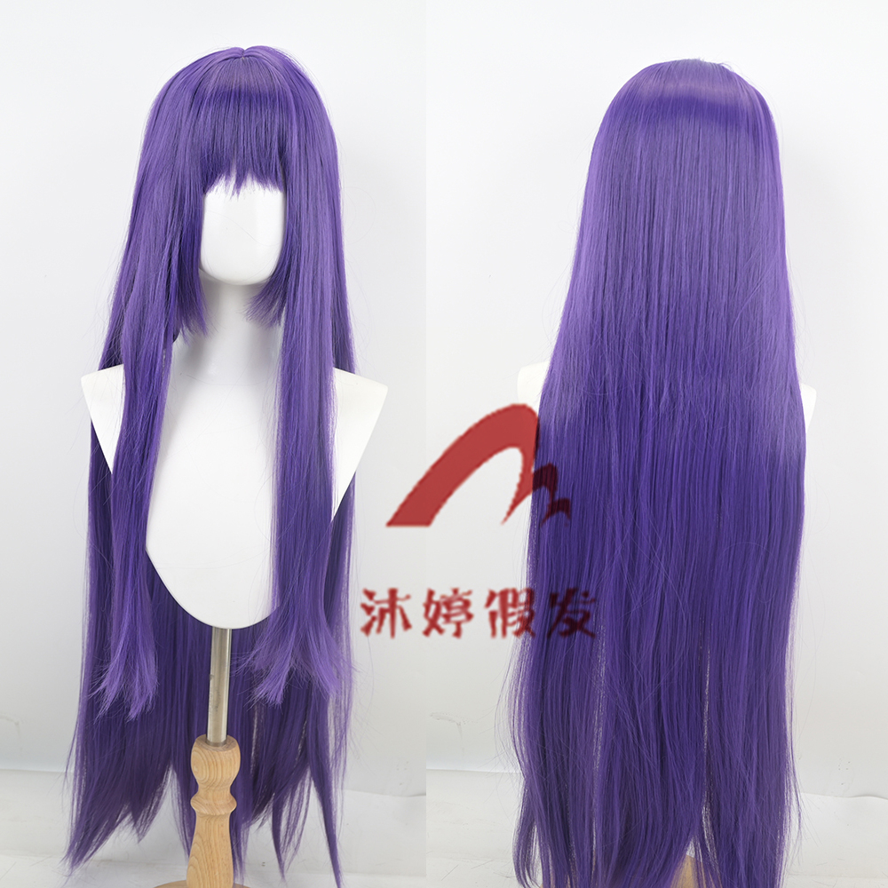 沐婷 OMORI 奥布里cosplay假发紫色 仿真头皮毛多容易打理