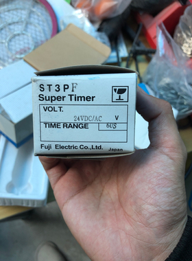 富士时间继电器ST3PF ST3PF(T1)断电延时继电器10S 60S 24V 220V