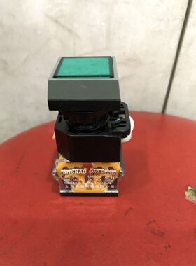 上海森奥正方形按钮开关LA38-11BN SAY7自复位自锁 开孔22MM