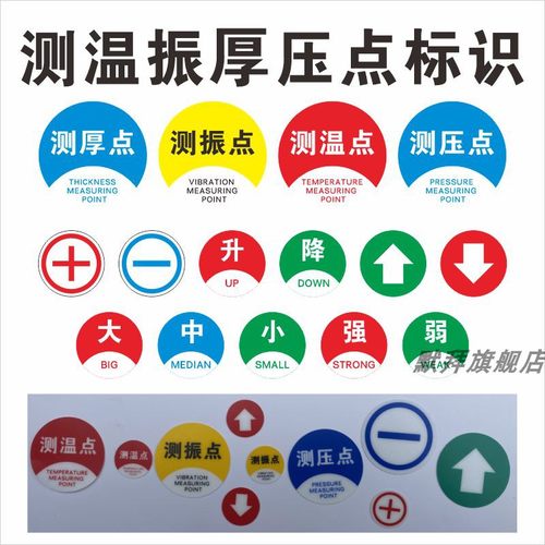 测温测振测压点标识0.45磨砂PVC