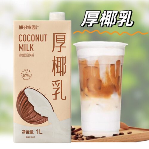 博多家园1l生原料商用浓缩椰奶