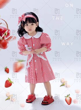 儿童摄影服装2-3岁小童可爱拍照