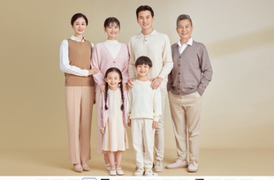 中式 2023年新款 儿童摄影服装 婚纱影楼全家福一家六口亲子装 家庭装