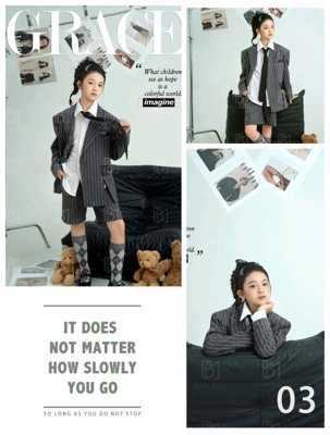 儿童摄影服装10-12岁大童时尚