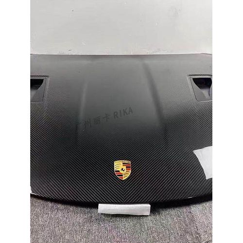 保时捷718碳纤维机盖引擎盖GT4RSGT2RS碳纤维机盖车头盖干碳