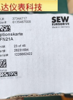德国SEW原装CFN21A通讯卡28231694拍前议价