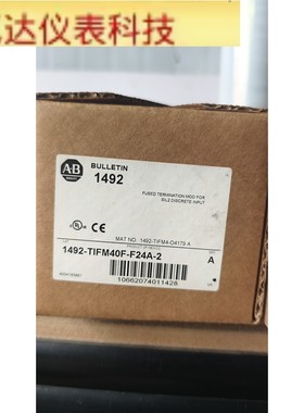 全新原装AB 1492-TIFM40F-F24A-2快速接线拍前议价