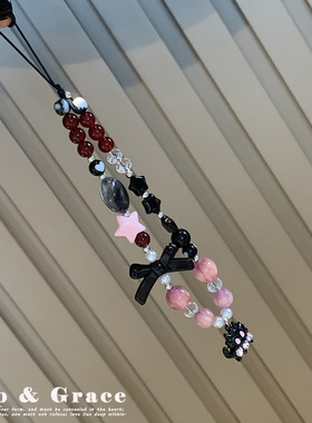 小众设计手机挂绳时尚女高端手腕挂饰好看高级感手机壳挂件手提链