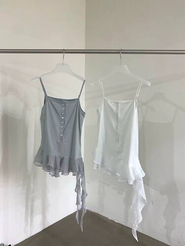 umbriel+温柔少女+荷叶边吊带