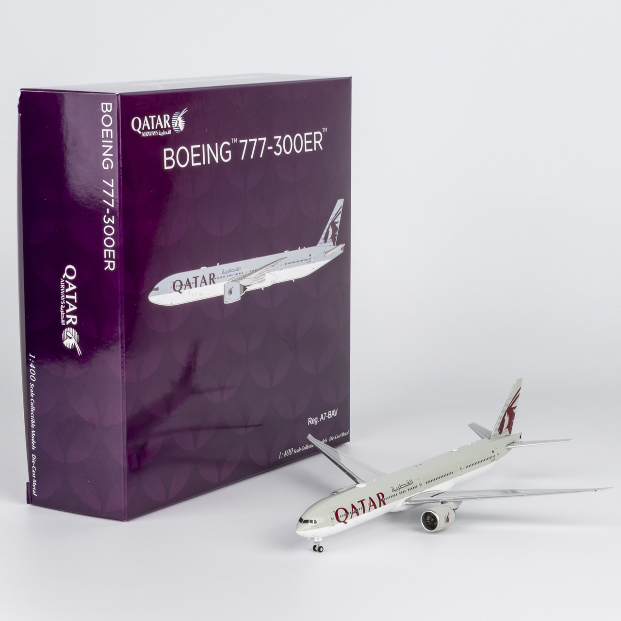 NG 卡塔尔航空 777-300ER 合金航模1:400共3款
