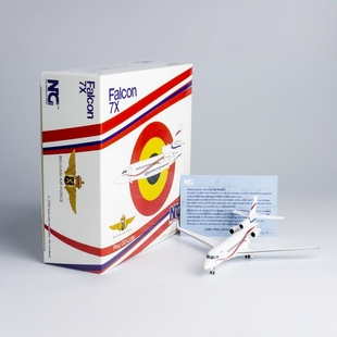 NG 1:200 比利时 - 空军Falcon 公务机 7X OO-LUM/OO-FAE合金航模