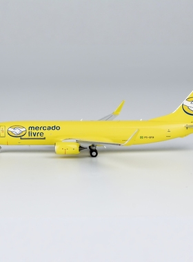 NG Mercado Livre(GOL航空)737-800BCF/w PS-GFB 合金航模 1:400
