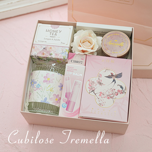 燕窝银耳羹礼盒装生日礼物实用高级感花茶润唇膏伴手礼送女生闺蜜