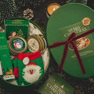 圣诞节创意礼物礼盒套装送男女朋友圣诞袜装饰香薰蜡烛高级感礼品