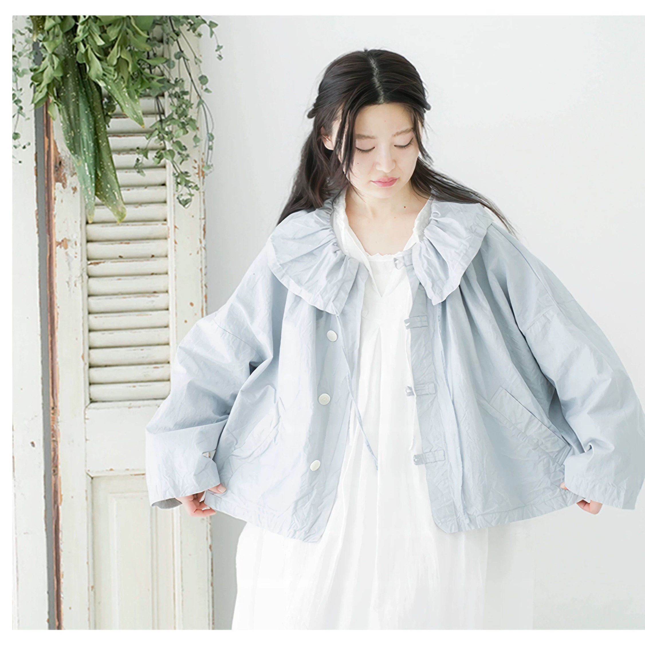 高端匹马棉外套女复古风不限身材