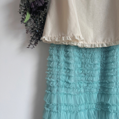 神机姐姐长裙直筒百搭蕾丝半身裙