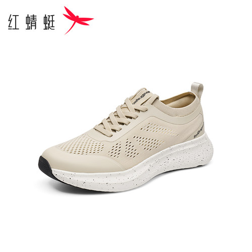 REDDRAGONFLY/红蜻蜓户外休闲舒适软底系带透气网面男鞋WYA24005