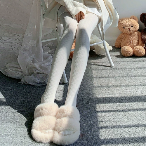 Цветные японские демисезонные колготки, леггинсы, базовые носки, стиль Лолита, увеличенная толщина